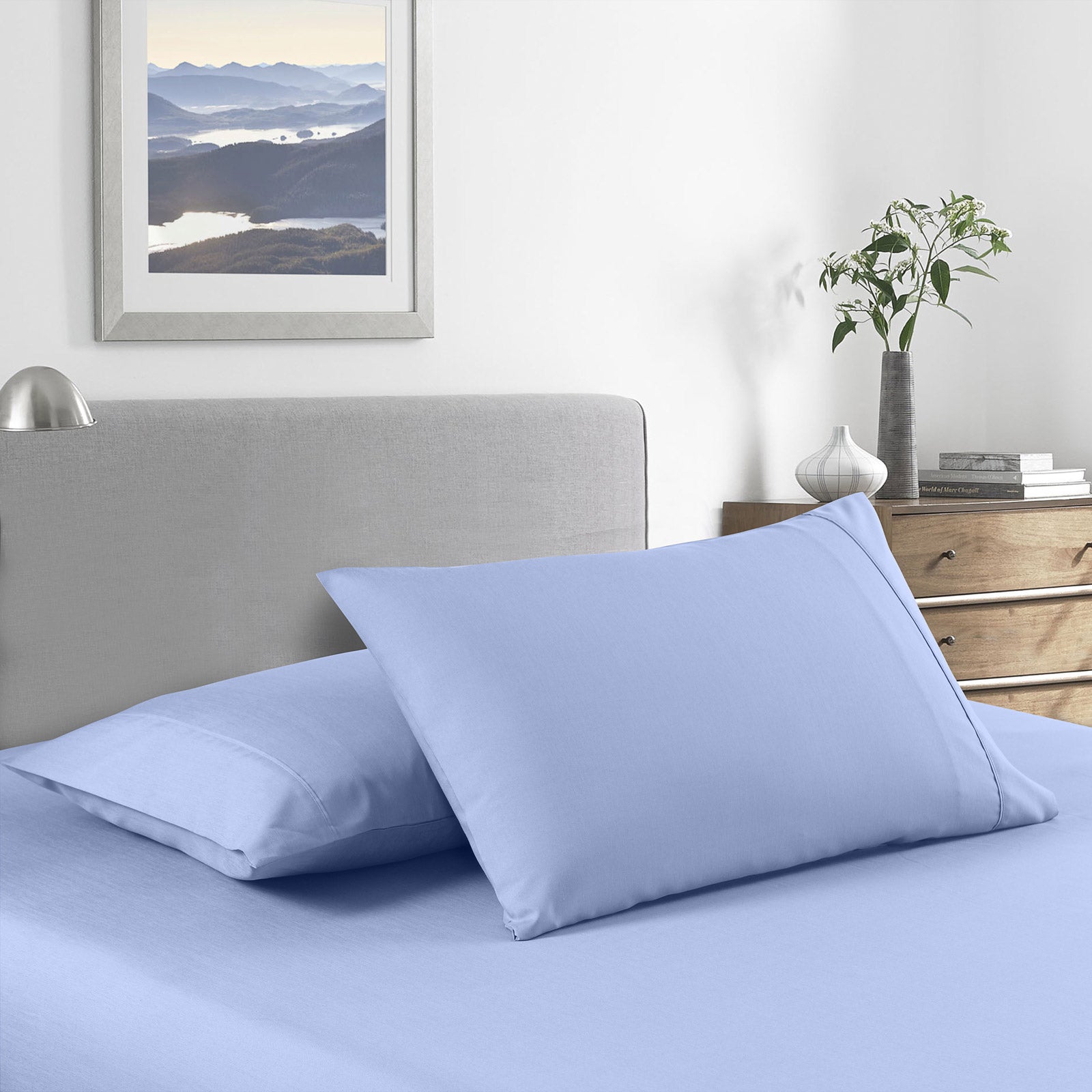 Royal Comfort 2000 Thread Count Bamboo Cooling Sheet Set Ultra Soft Bedding - Double - Light Blue from Deals499 at Deals499
