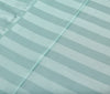 Royal Comfort 1200TC Soft Sateen Damask Stripe Cotton Blend Sheet Pillowcase Set Mist Queen Deals499