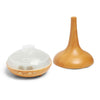 Essential Oil Diffuser Ultrasonic Humidifier Aromatherapy LED Light 200ML 3 Oils 15 x 15 x 20cm Light Wood Grain Deals499