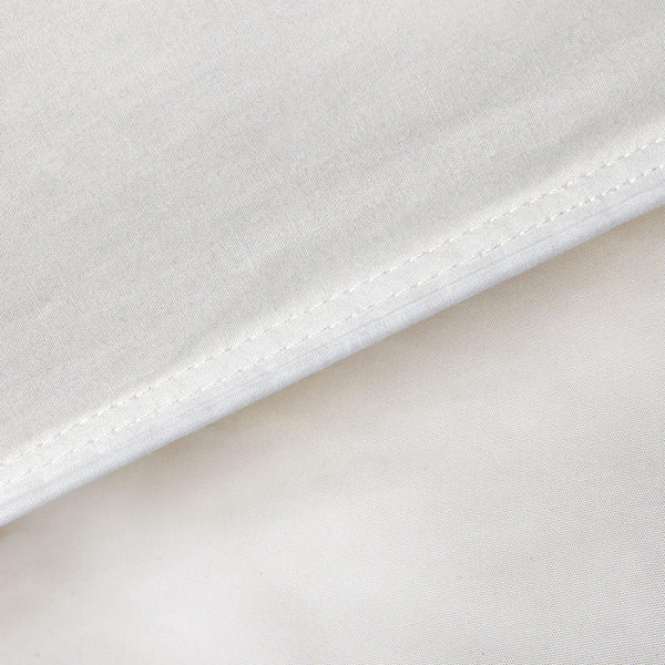 Goose Feather & Down Quilt 500GSM + Goose Feather and Down Pillows 2 Pack Combo Double White Deals499
