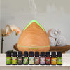 Purespa Diffuser Set With 10 Pack Diffuser Oils Humidifier Aromatherapy - Light Wood Deals499