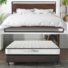Azure Wood Bed Frame With Comforpedic Mattress Package Deal Bedroom Set White, Brown King Deals499