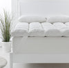 Royal Comfort 1800GSM Duck Feather Down Topper And 1000GSM 2 Pillows Set White King Single Deals499