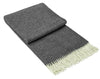 Hampton Throw - Merino Wool Blend - Dark Grey Deals499