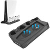 Vertical Stand Cooling/Charging Station for PS5 with Dual Controller Charger and Bonus Game Rack Storage 3 USB Ports Deals499