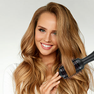 Hot Air One-Step Hair Dryer Negative Ion Anti-Frizz Blowout for Drying,Straightening, Curling and Volumizer (AU Plug) Deals499
