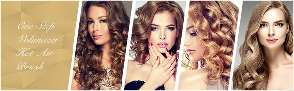 Hot Air One-Step Hair Dryer Negative Ion Anti-Frizz Blowout for Drying,Straightening, Curling and Volumizer (AU Plug) Deals499