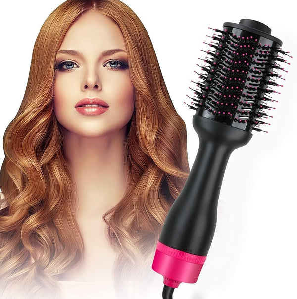 Hot Air One-Step Hair Dryer Negative Ion Anti-Frizz Blowout for Drying,Straightening, Curling and Volumizer (AU Plug) Deals499