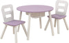 Round Table and 2 Chair Set for children (Lavender) Deals499