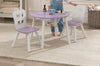 Round Table and 2 Chair Set for children (Lavender) Deals499