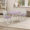 Round Table and 2 Chair Set for children (Lavender) Deals499