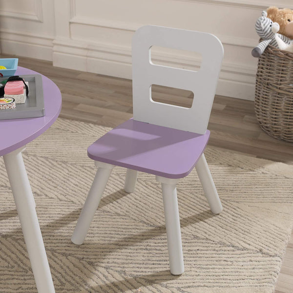 Round Table and 2 Chair Set for children (Lavender) Deals499