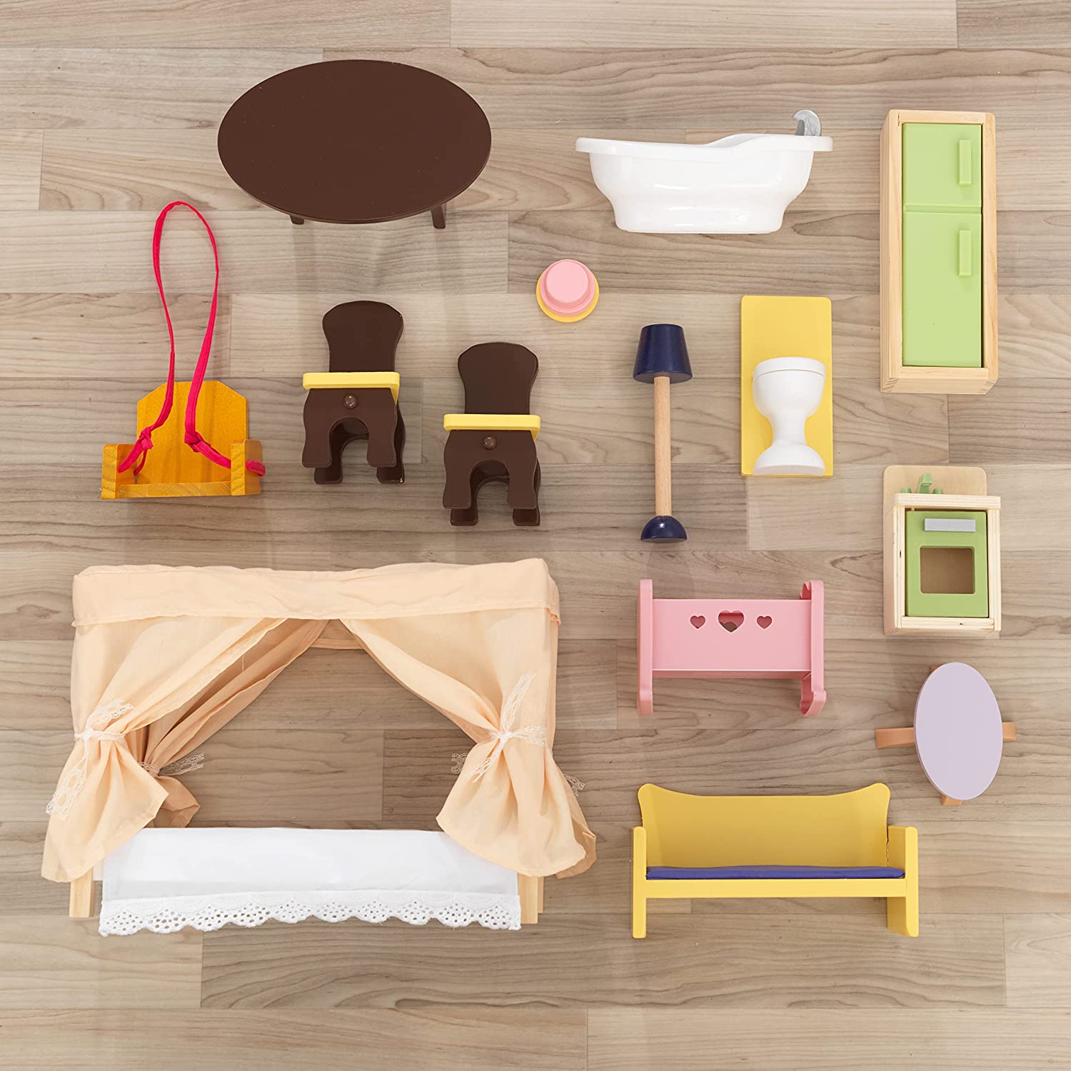 Dollhouse with Furniture for kids 120 x 42 x 14.5 cm (Model 1) Deals499