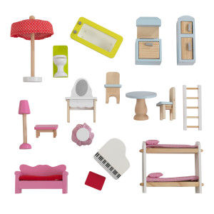 Doll Cottage with Furniture for kids (Model 1) Deals499