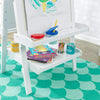 White Deluxe Wood Easel set for kids Deals499