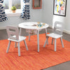 Round Table and 2 Chair Set for kids (Gray) Deals499