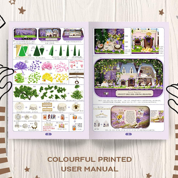 Box Theatre Doll House Furniture Miniature, 1:24 Dollhouse Kit for Kids (Starlight Amusement Park) Deals499