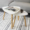 Set of 2 White Side Nesting Tables Deals499