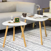 Set of 2 White Side Nesting Tables Deals499