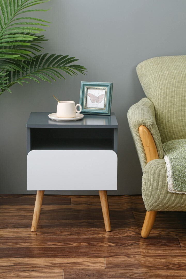 Dlothax Bedside Table Side Table Bedroom Drawers Deals499