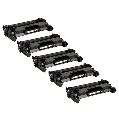 Compatible Premium 5 x 6A Toner Cartridge CF226A - for use in HP Printers Deals499
