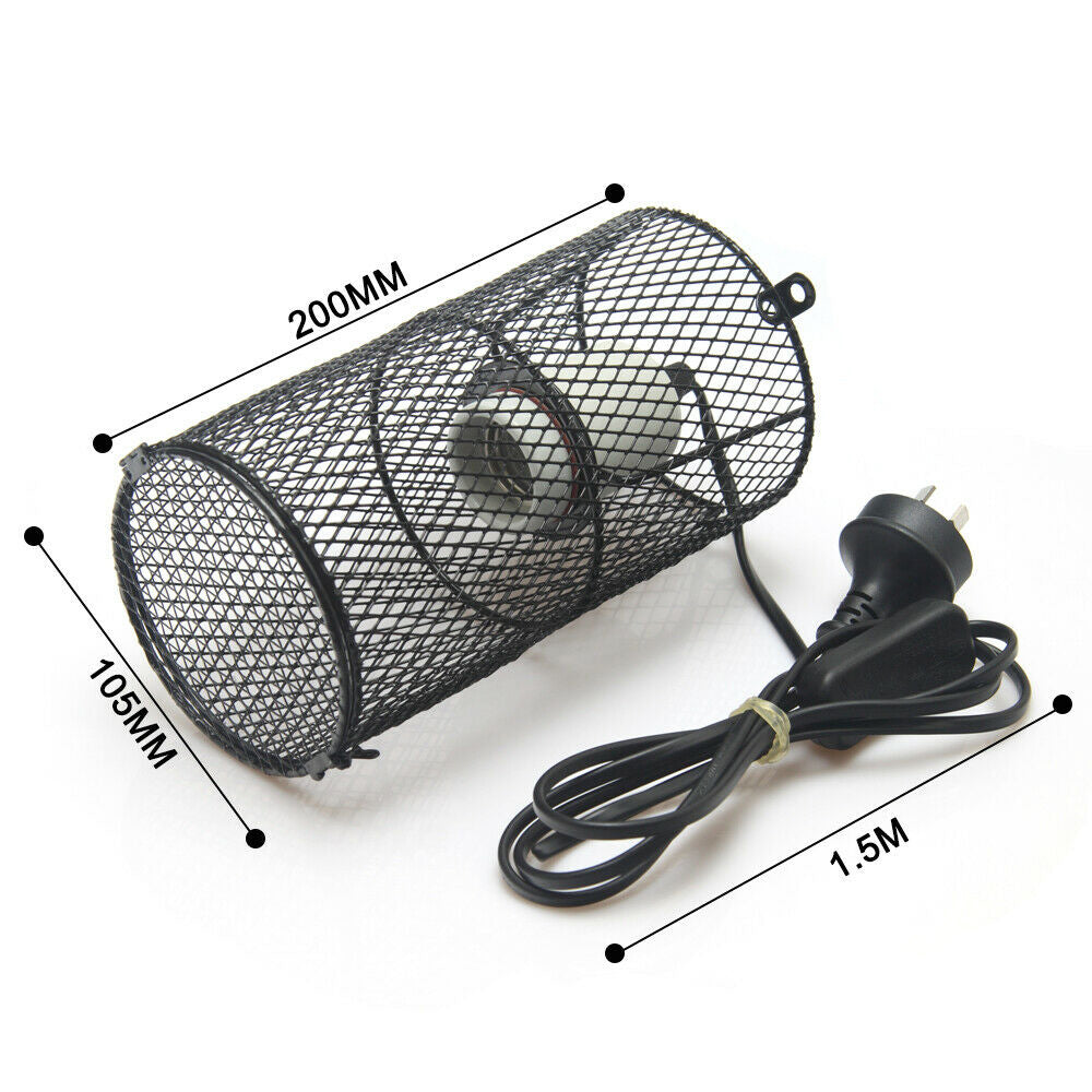 Reptile Ceramic Heat Lamp 200W Holder Snake Chicken Brooder Light Switch Cage from Deals499 at Deals499