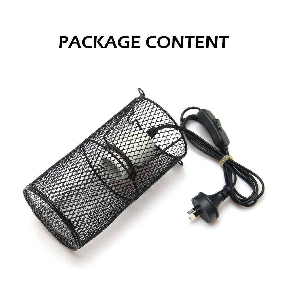 Reptile Ceramic Heat Lamp 200W Holder Snake Chicken Brooder Light Switch Cage from Deals499 at Deals499