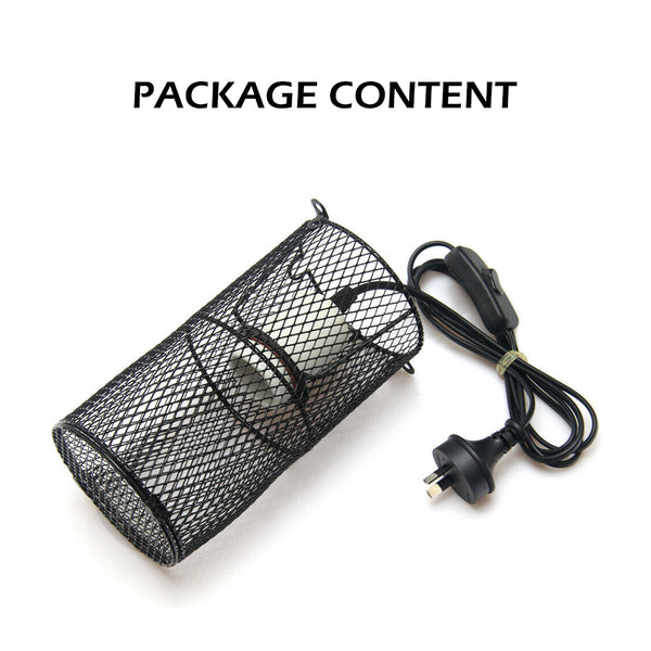 Reptile Ceramic Heat Lamp 200W Holder Snake Chicken Brooder Light Switch Cage from Deals499 at Deals499