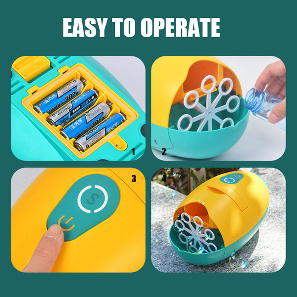 Electric Auto Bubble Machine Portable Bubble Maker Blower Party Weeding Kids Toy Deals499