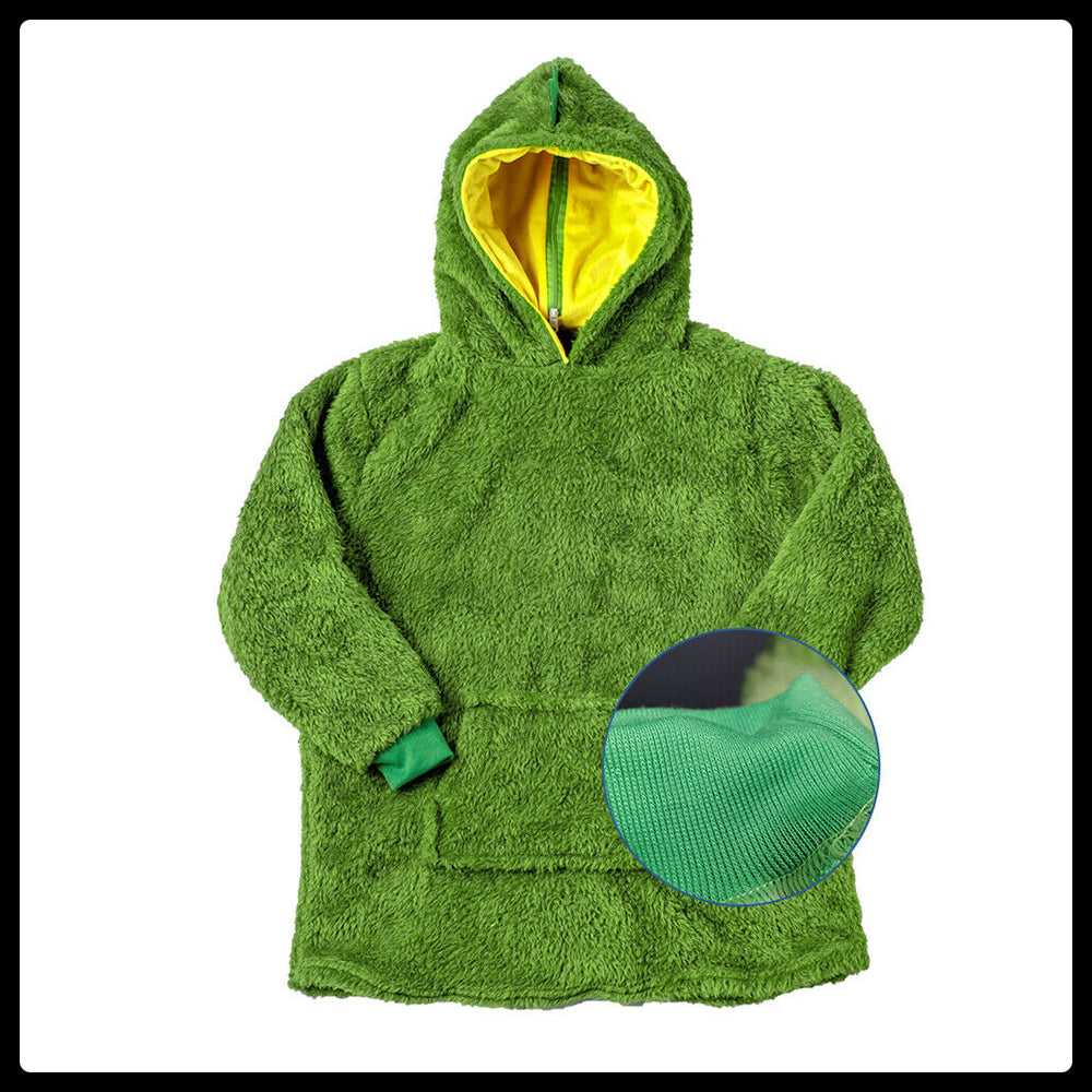 Kids Comfy Blanket Hoodie Ultra Plush Giant Sweatshirt Huggle Fleece Warm Hooded Deals499
