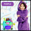 Kids Comfy Blanket Hoodie Ultra Plush Giant Sweatshirt Huggle Fleece Warm Hooded Deals499