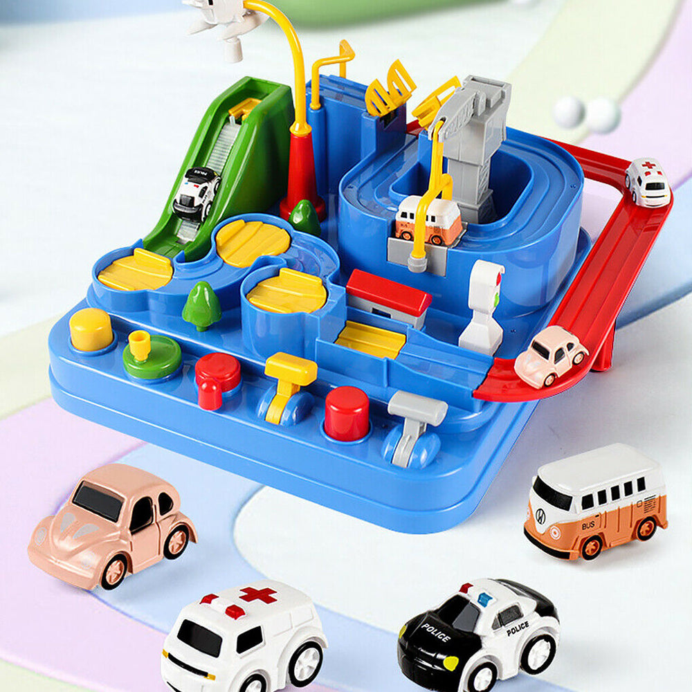 Car Adventure Game Rescue Squad Adventure Rail Model Racing Educational Toy Gift Deals499