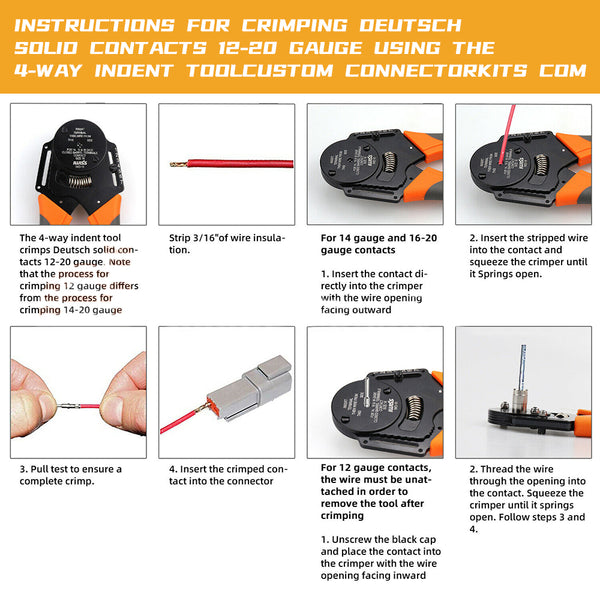 600PCS Deutsch DT Connector Plug Kit With Genuine Deutsch Crimp Tool Auto Marine Deals499