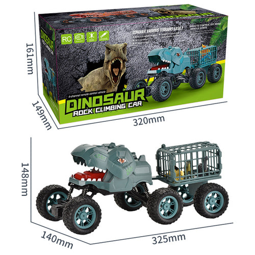 Dinosaur Truck Toy Set Transport Car Electric Remote Control Carrier Vehicle Kid Deals499