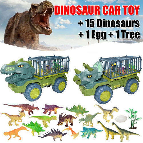 Dinosaur Truck Toy Transport Car Toy Inertial Cars Carrier Vehicle Gift Kids Deals499