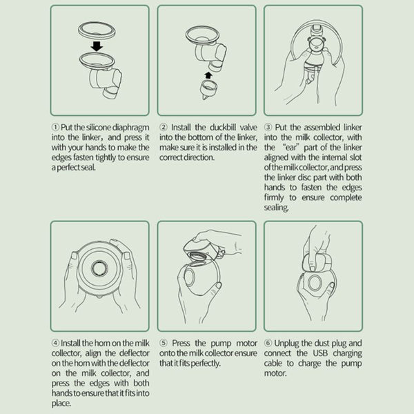 Portable Electric Breast Pump Wearable USB Silent Hands-Free Automatic Milker Deals499