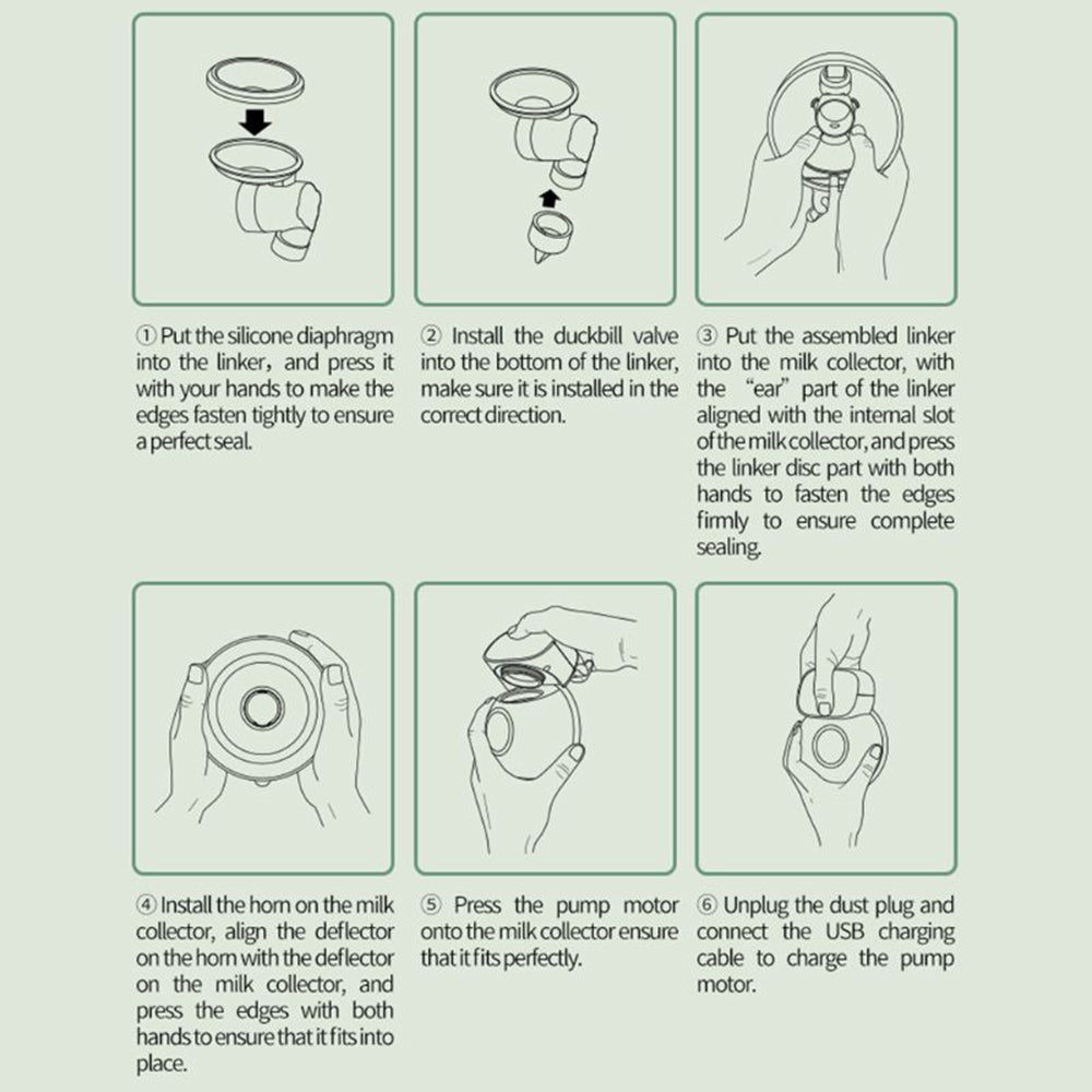 Portable Electric Breast Pump Wearable USB Silent Hands-Free Automatic Milker Deals499