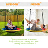 100cm Kids Flying Saucer Tree Swing Outdoor Round Swing Hammock Chair Yard Play Deals499
