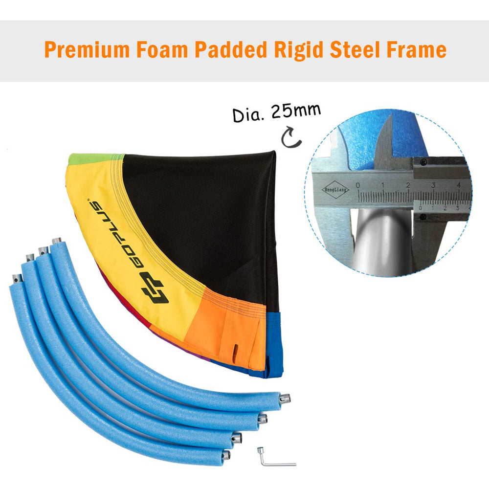 100cm Kids Flying Saucer Tree Swing Outdoor Round Swing Hammock Chair Yard Play Deals499