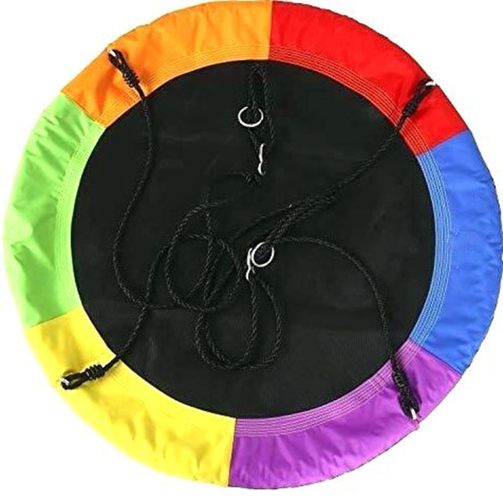 100cm Kids Flying Saucer Tree Swing Outdoor Round Swing Hammock Chair Yard Play Deals499