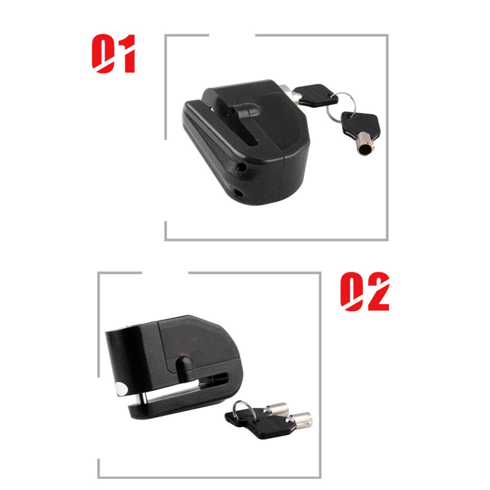 Motorcycle Alarm Disc Lock Brake Handlebar Throttle Grip Lock Bike Security Deals499