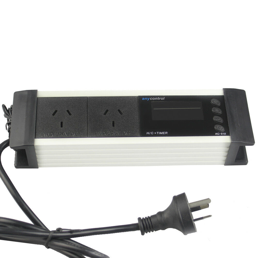 Aquarium Temp Controller Reptile Thermostat Controller Timer LCD Digital Deals499