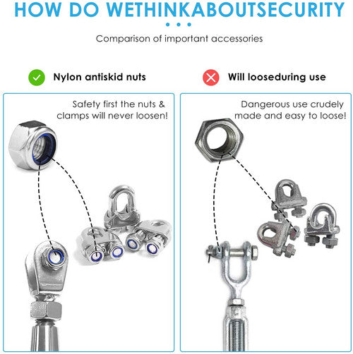 Flying Fox Zip Line Kit 24M Playground Cubby House Backyard Zipline With Seat Deals499