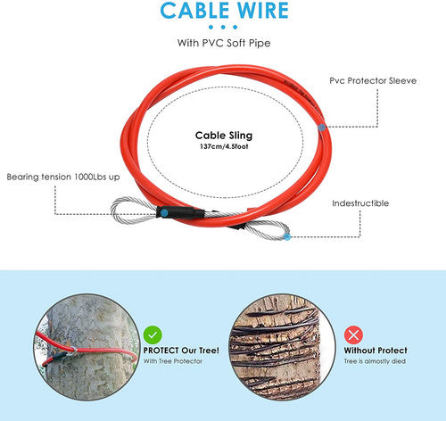 Flying Fox Zip Line Kit 24M Playground Cubby House Backyard Zipline With Seat Deals499