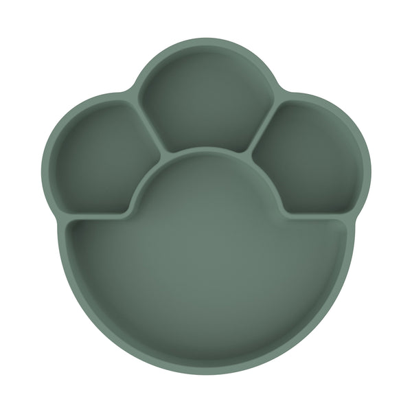 Remi Silicone Divider Plate - Olive Green Deals499