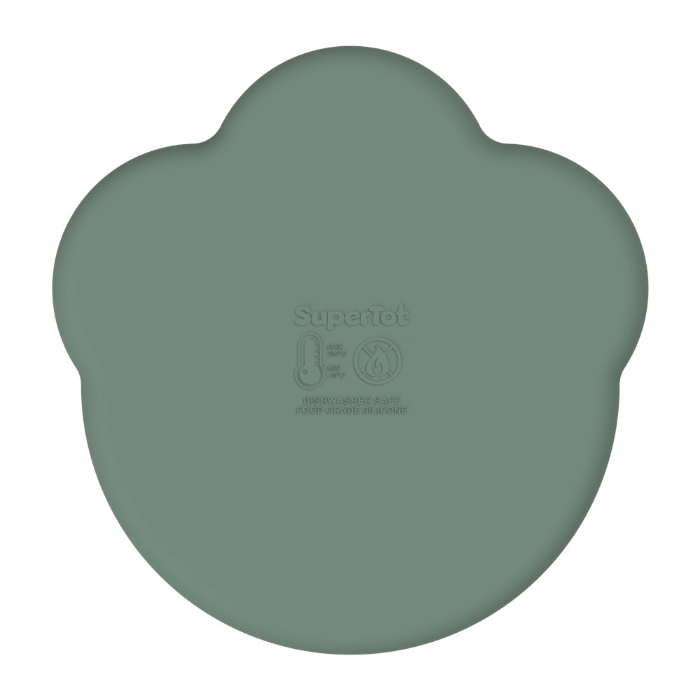 Remi Silicone Divider Plate - Olive Green Deals499