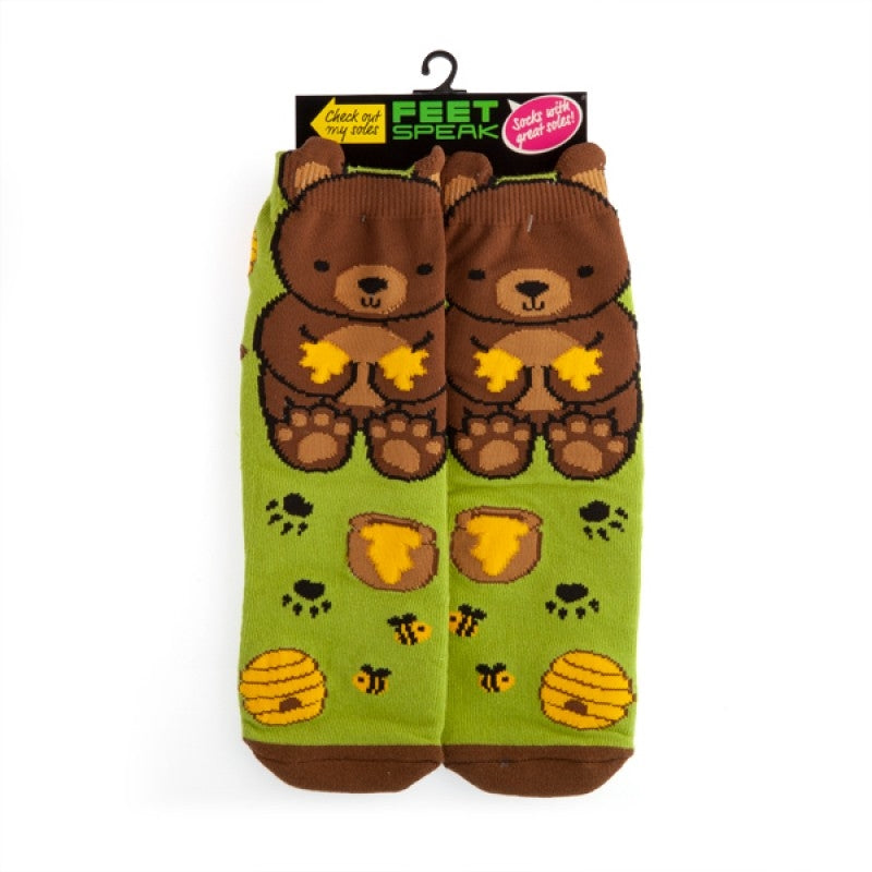 Bear Feet Speak Socks from Deals499 at Deals499