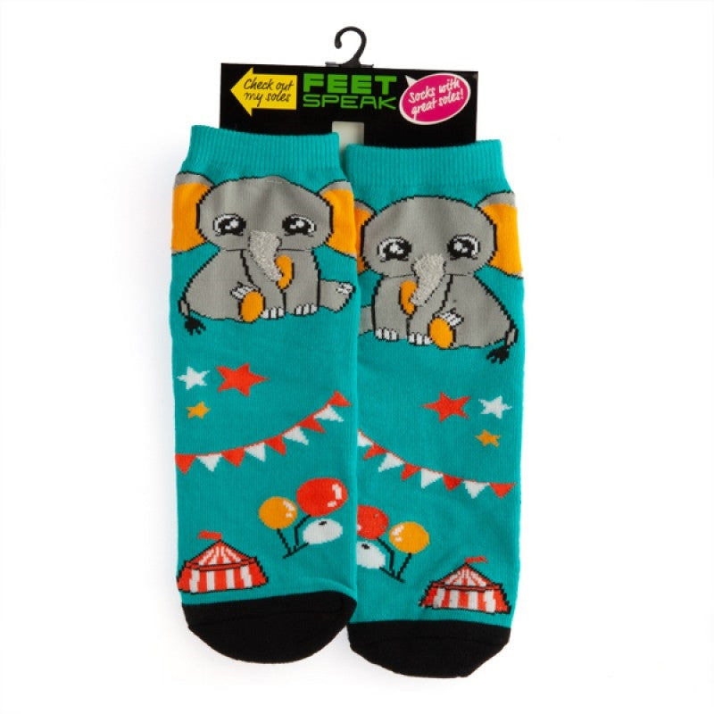 Elephant Feet Speak Socks from Deals499 at Deals499