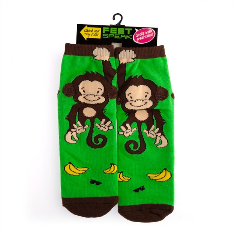Monkey Feet Speak Socks from Deals499 at Deals499