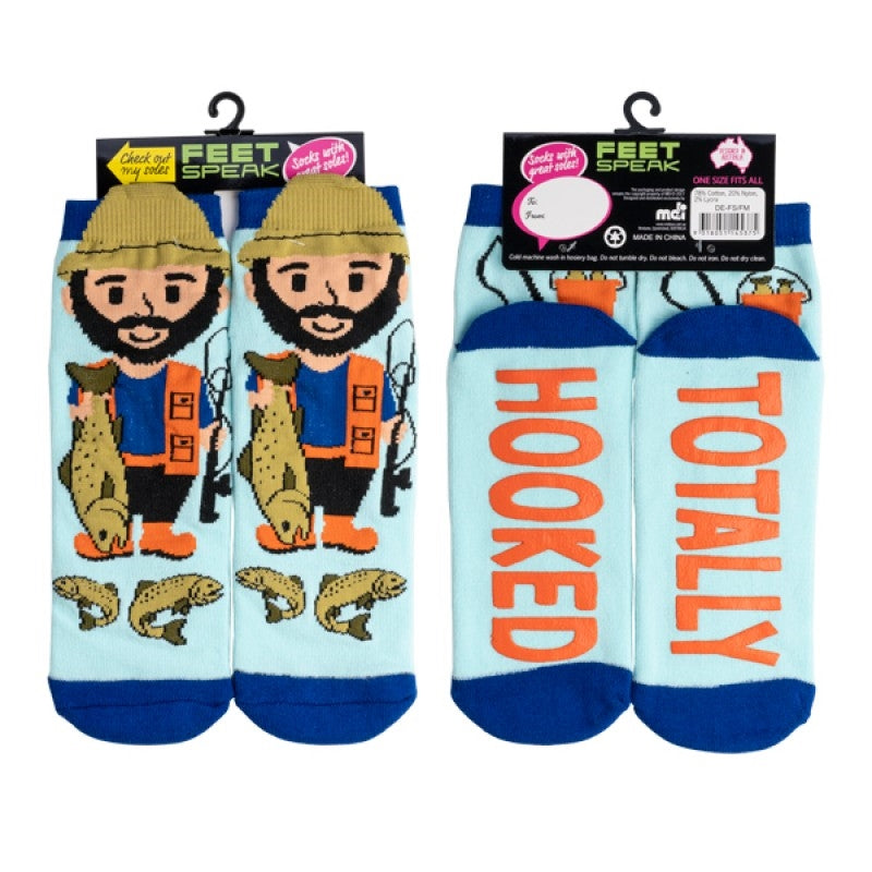 Fisherman Feet Speak Socks from Deals499 at Deals499